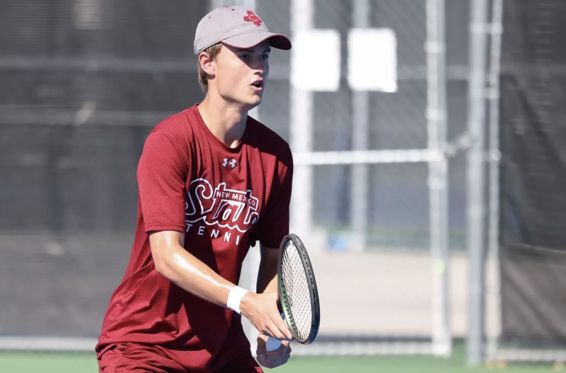 Aggies’ Tobias Wallin Faced Two Top-Tier Individual Tennis Players at University of Arizona